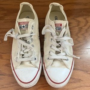 SOLD White Converse Sneakers